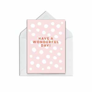 Greeting card: Wonderful Day