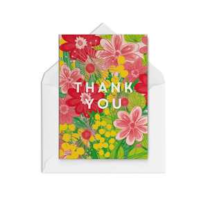 Greeting card: Thank You Flowers