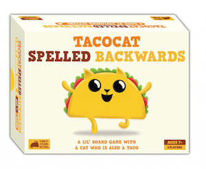 Greeting card: Tacocat Spelled Backwards (By Exploding Kittens)