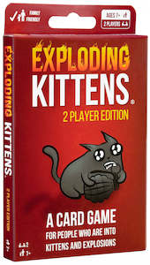 2 Player Edition of Exploding Kittens Card Game