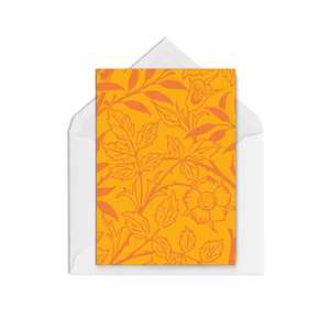 Greeting card: Morris Yellow