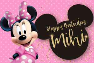 Custom Minnie Mouse Party Box - Tasha