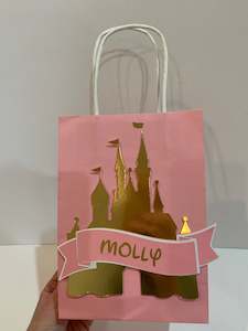 Princess Personalised 3d Gift Bags