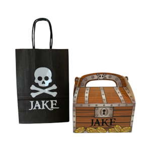 PIRATE PARTY GIFT BAGS OR BOXES