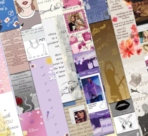 TAYLOR SWIFT BOOKMARKS