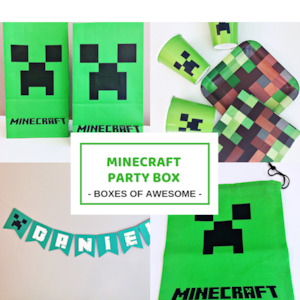 Custom Minecraft Party Box - Jahnaya