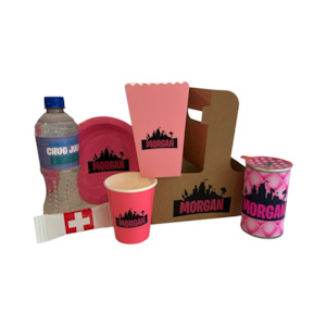 Themed Movie Night Party Box - Pink Fortnite