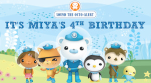 OCTONAUTS STANDARD PERSONALISED PARTY BOX