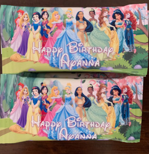 Princess Personalised Kit Kats