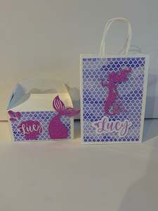 MERMAID PARTY GIFT BAGS OR BOXES