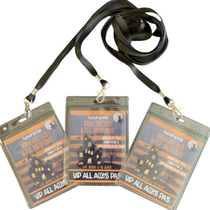 Internet only: HALLOWEEN PARTY LANYARDS