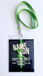 LASER TAG PARTY LANYARDS