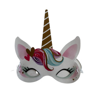 Internet only: UNICORN PAPER MASKS