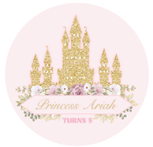 Internet only: PRINCESS THEMED PERSONALISED STICKERS