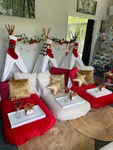 CHRISTMAS THEMED TEEPEE SLUMBER PARTY HIRE - WELLINGTON