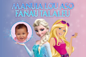 Internet only: BARBIE ELSA BACKDROP