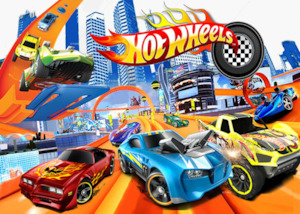 HOT WHEELS PERSONALISED BACKDROP