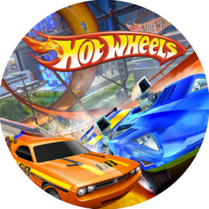 HOT WHEELS 2M ROUND NON PERSONALISED BACKDROP