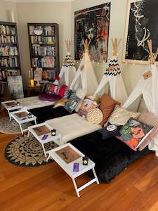 I'D RATHER BE AT HOGWARTS - HARRY POTTER TEEPEE SLUMBER PARTY HIRE - WELLINGTON