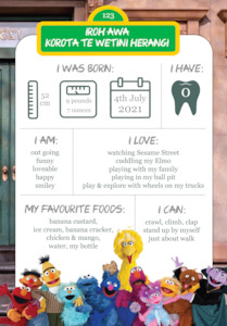 SESAME STREET MILESTONE POSTER