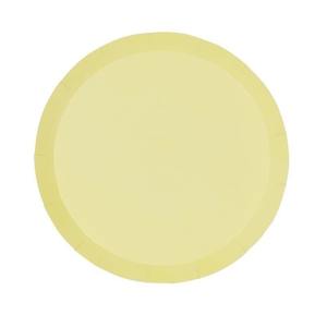 Pastel Yellow Plates 20pk