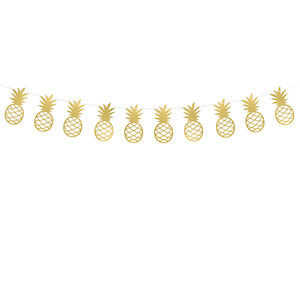 Internet only: Gold Pineapple Garland