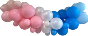 Gender Reveal Balloon Garland