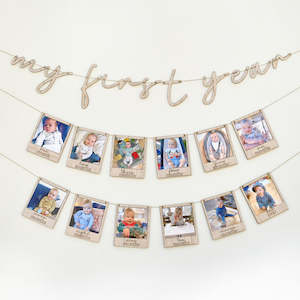 Milestone Photo Baby Bunting