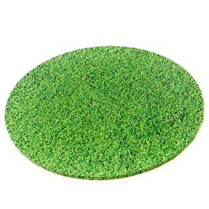 12" Round Grass Cakeboard