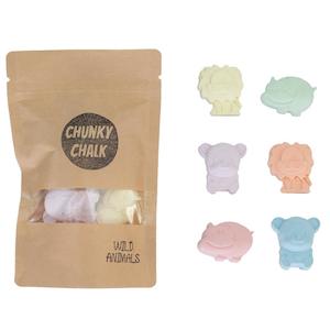 Wild Animal Chalk 6pk