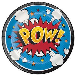 Superhero Party Plates 8pk