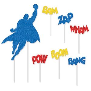 Superhero Cake Topper