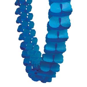 Internet only: True Blue Honeycomb Garland