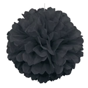 Internet only: Black Pom Pom (Puff Ball)