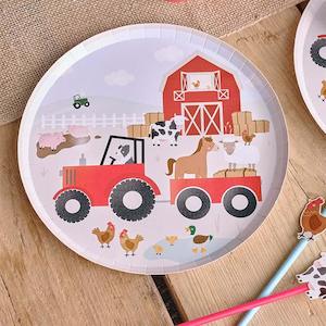 Farm Animal Plates 8pk