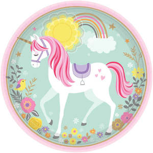 Internet only: Magical Unicorn Paper Plates