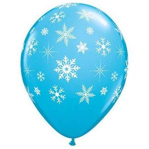 Robins Egg Snowflake Balloons