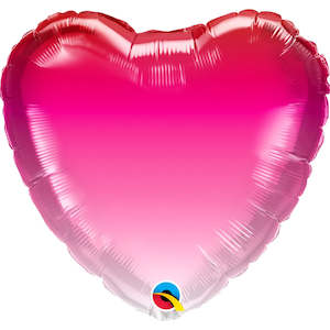 Pink Gradient Heart Balloon