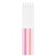 Pink Ombre Tall Candles 10pk