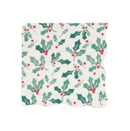 Holly Pattern Napkins