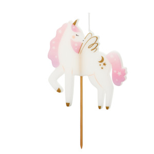 Large Unicorn Candle