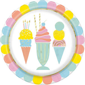 Internet only: Pastel Ice Cream Plates