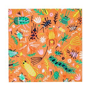 Internet only: Backyard Bugs Napkins 16pk