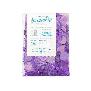 Internet only: Grape Soda Purple Confetti