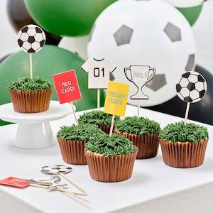 Internet only: Football Cupcake Toppers 12pk