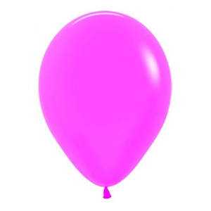 Neon Pink Balloon