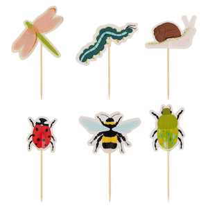 Bug Cupcake Toppers - 12pkt