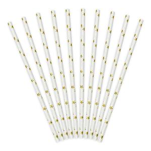 Gold Star Straws 10pk