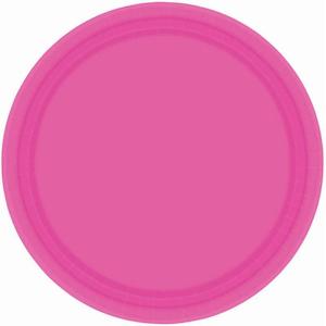 Bright Pink Large Plates 20pk