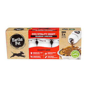 Earthz Pet Vitality Gravy - Beef 50ml - For Medium to Large Dogs